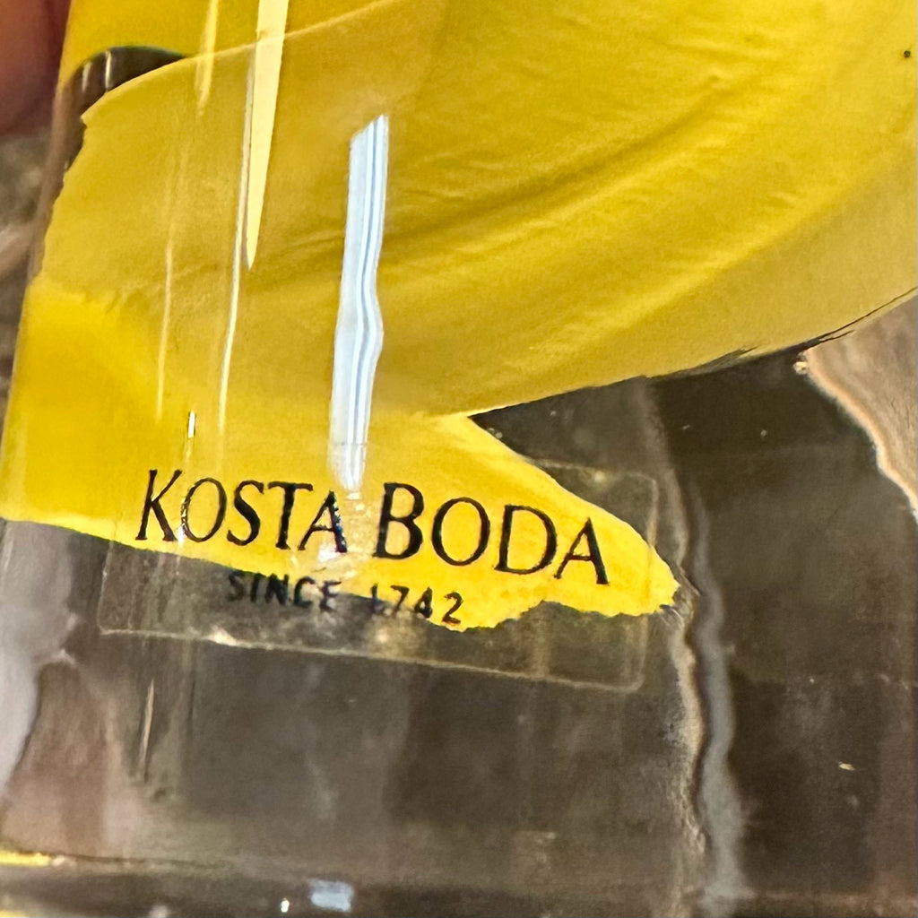 Set Art Glass Candlesticks KOSTA BODA