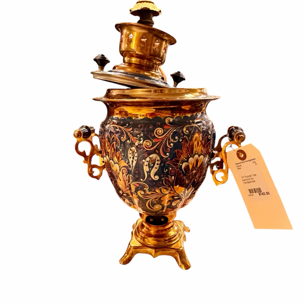 Russian Tea Samovar Handpainted
