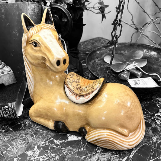Horse Figurine Vase - Maitland Smith
