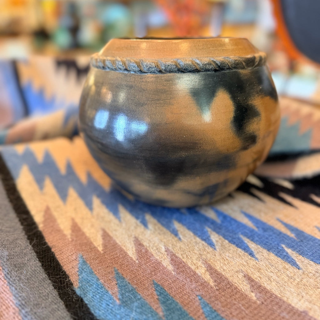 Navajo Pine Pitch Vase - Samuel Manymules
