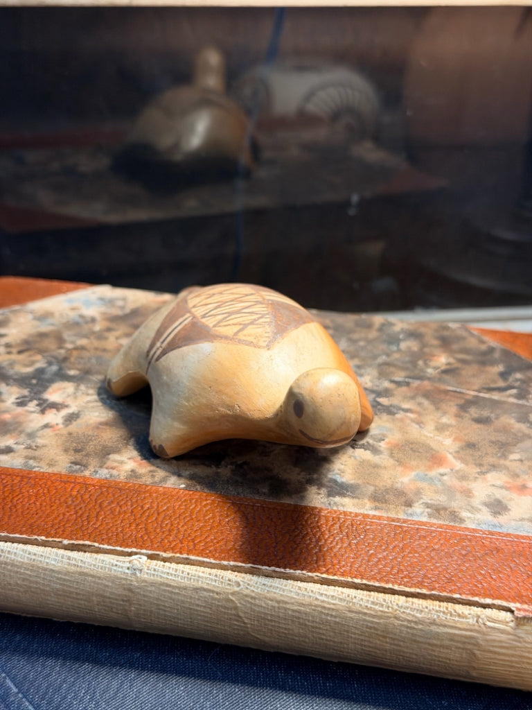 Native American Pottery Turtle Statue