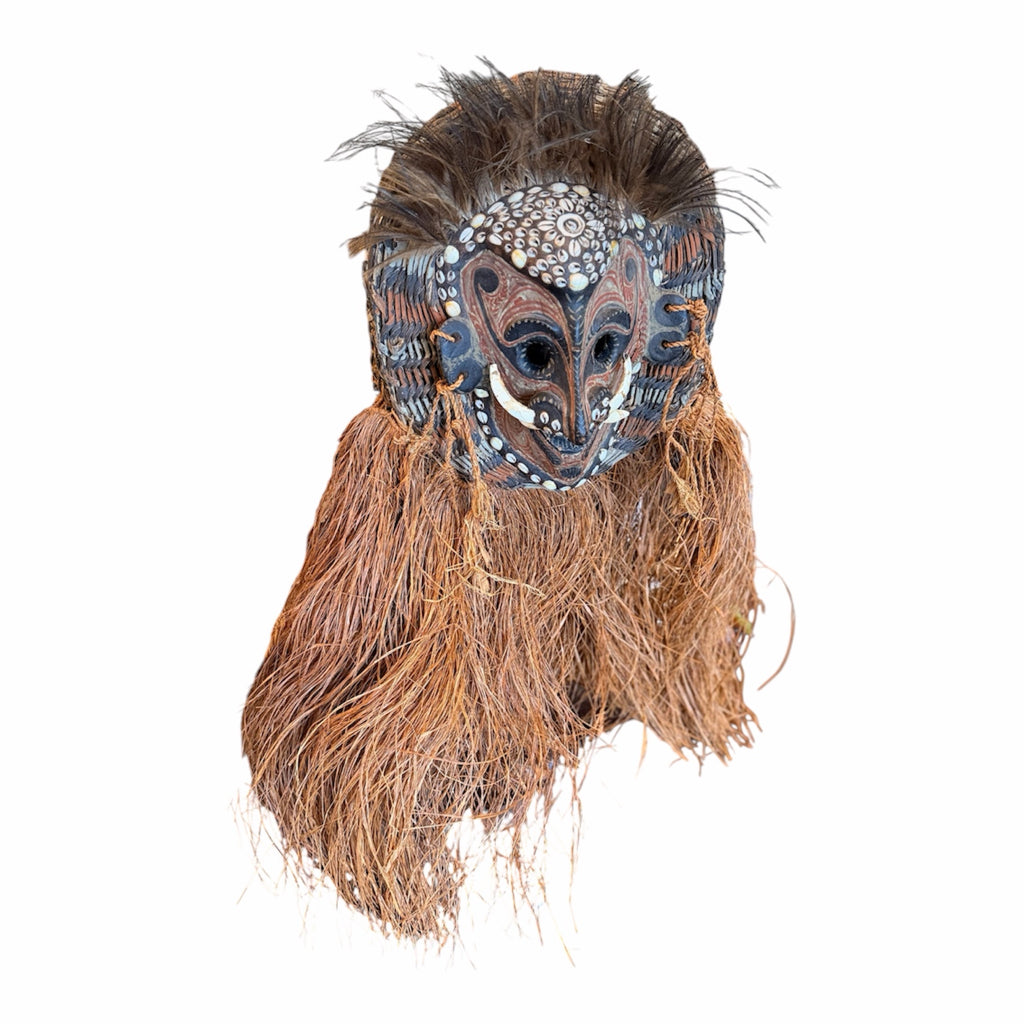 Tribal Mask Vintage Papau New Ginuea