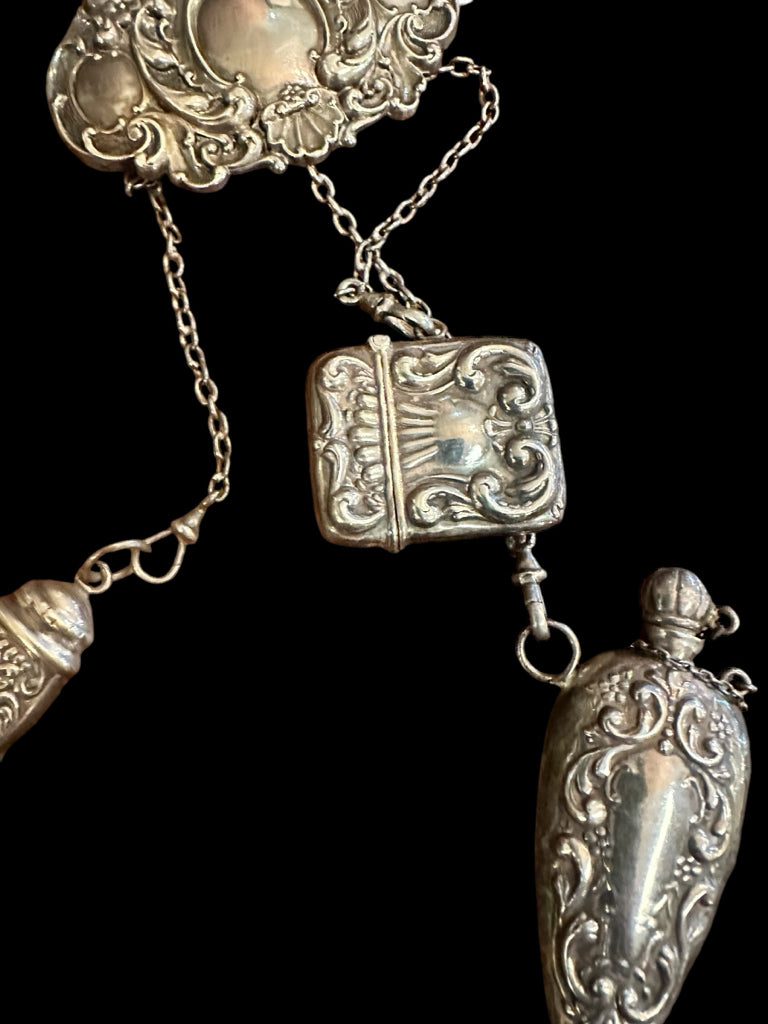 Antique Silver Chatelaine