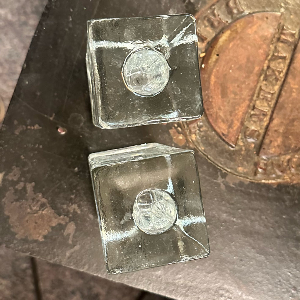 Candlesticks Modern Blenko Art Glass