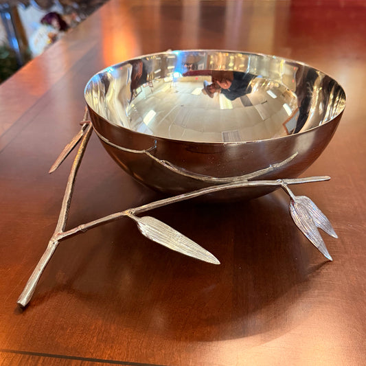 Bowl 8" Michael Aram Bamboo Motif