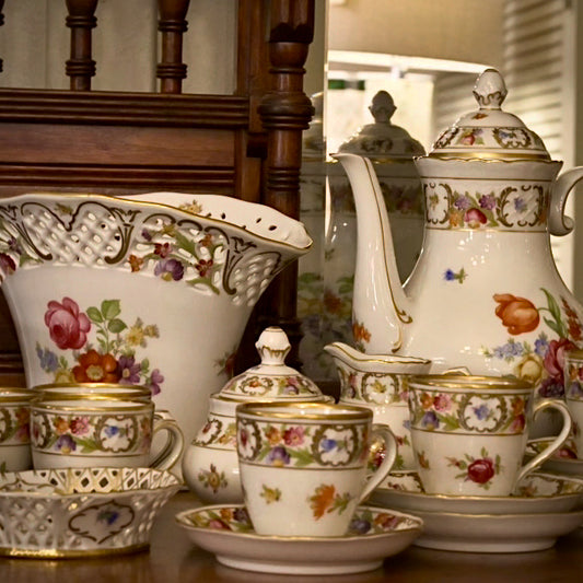 Vintage Bone China Tea Set