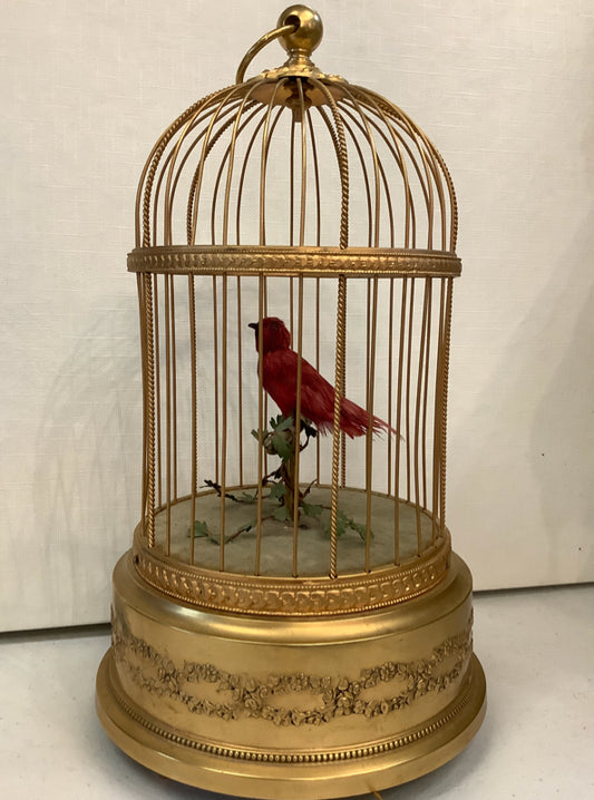 Antique Bontems Automotion Birdcage