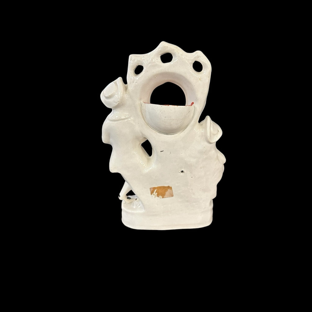 Staffordshire English Figurine Watch Stand