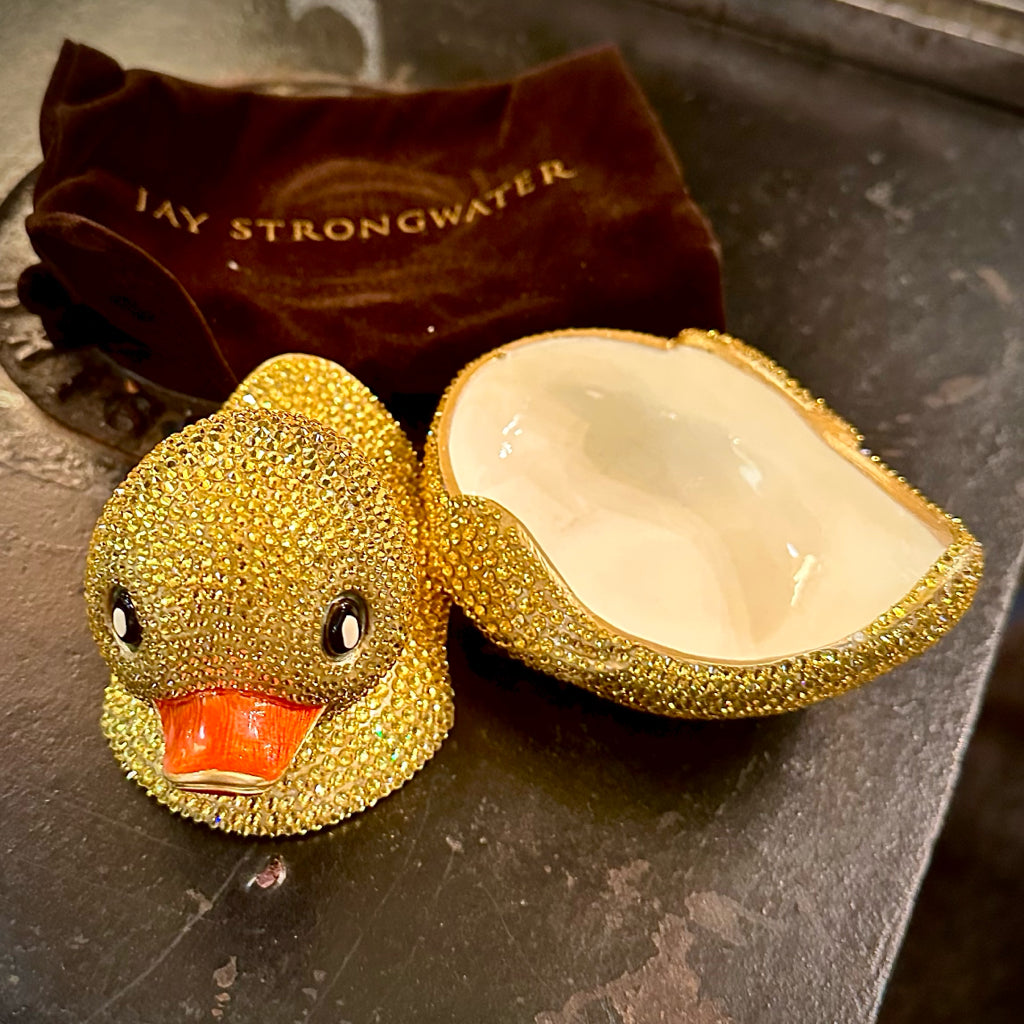 Jay Strongwater Rubber Ducky Box