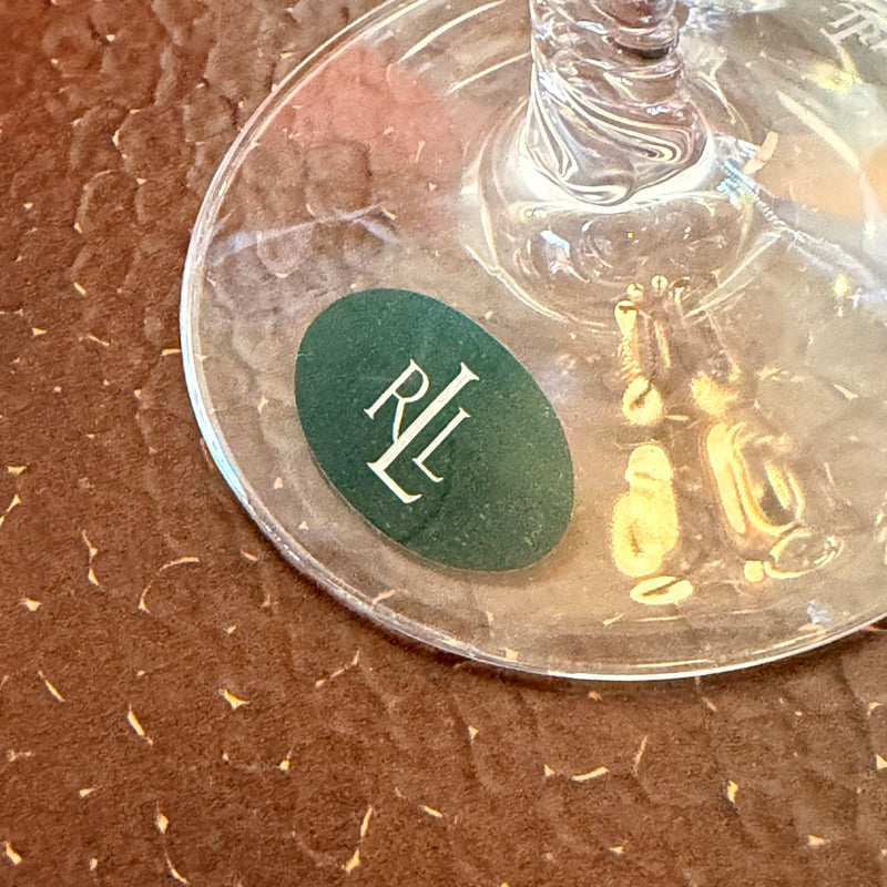 Set Ralph Lauren Wine Stems