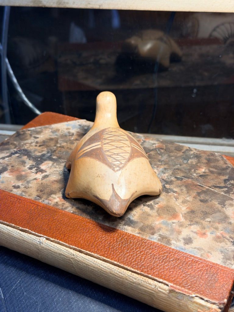 Native American Pottery Turtle Statue