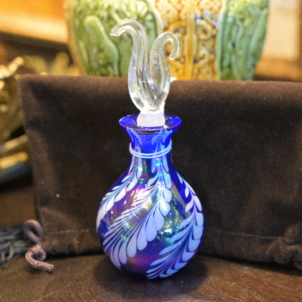 Vintage Art Glass Perfume Bottle