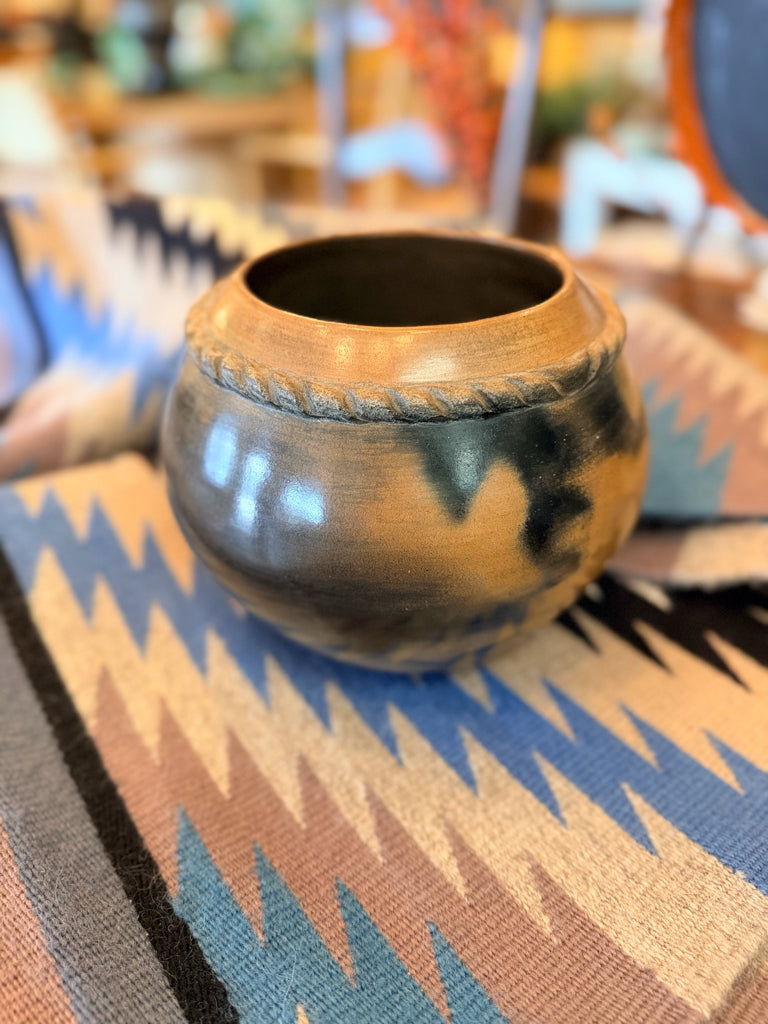 Navajo Pine Pitch Vase - Samuel Manymules