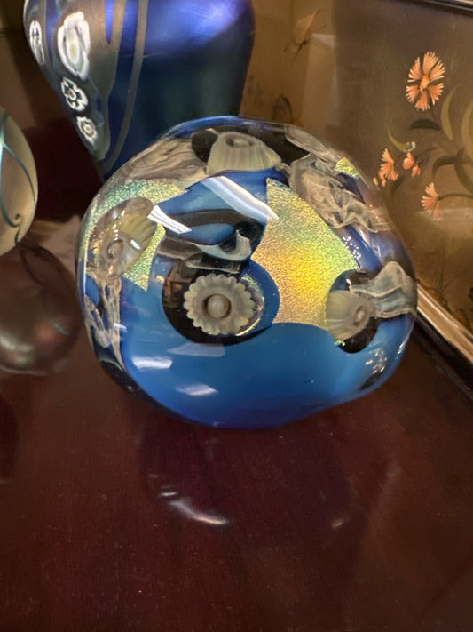 Art Glass Paperweight Eickholt