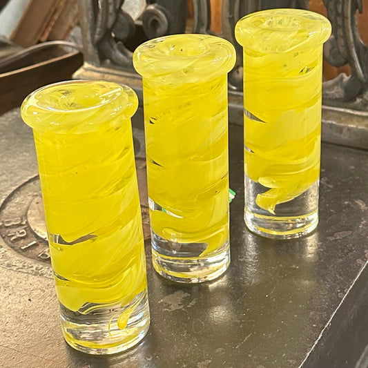 Set Art Glass Candlesticks KOSTA BODA