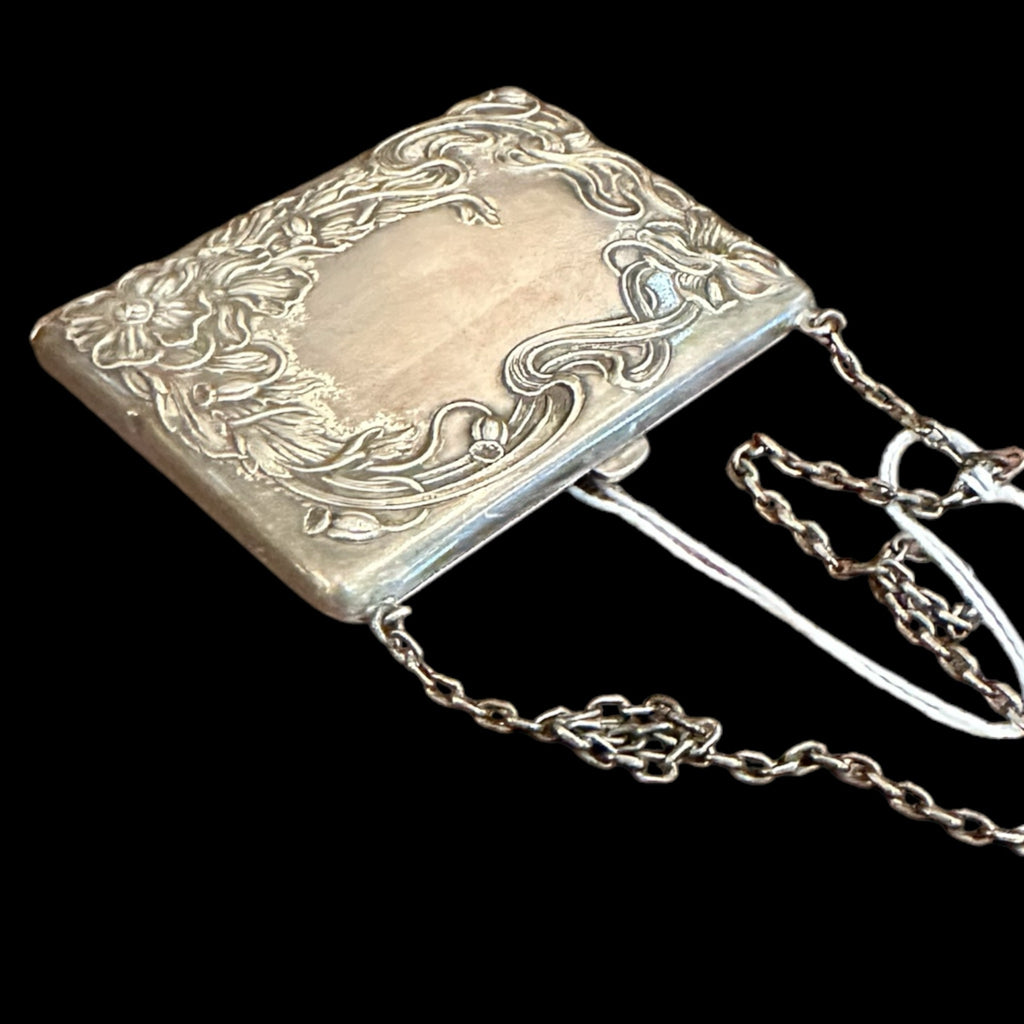 Antique Jewelry Sterling Card Case