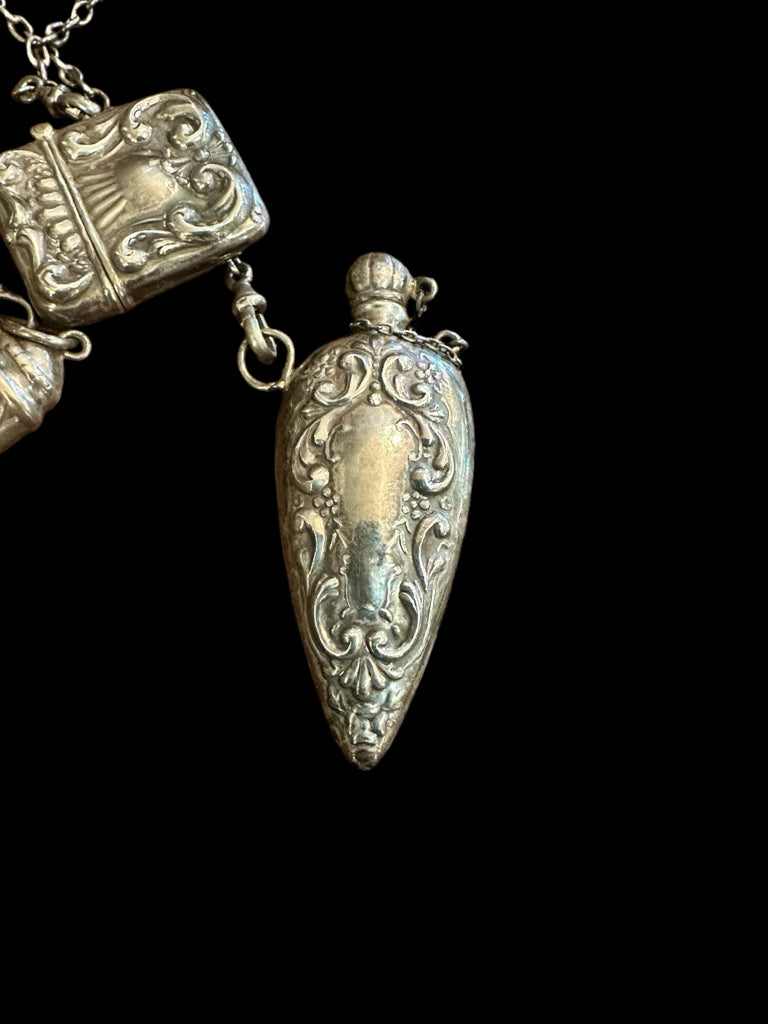 Antique Silver Chatelaine