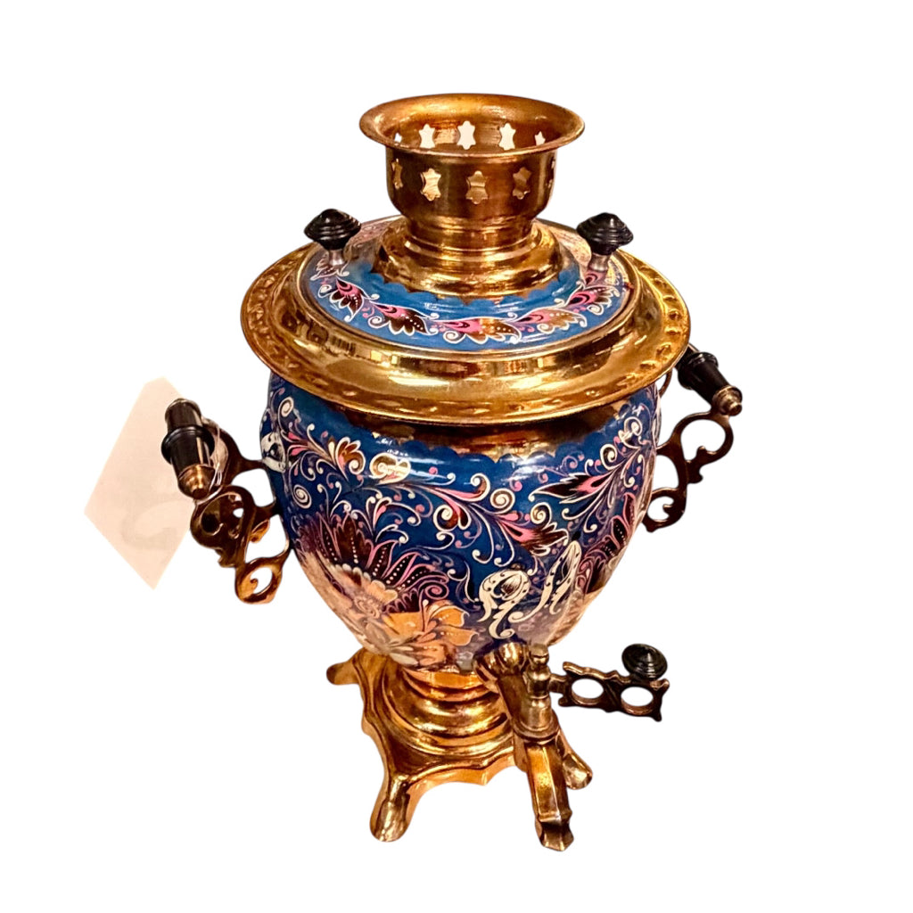 Russian Tea Samovar Handpainted