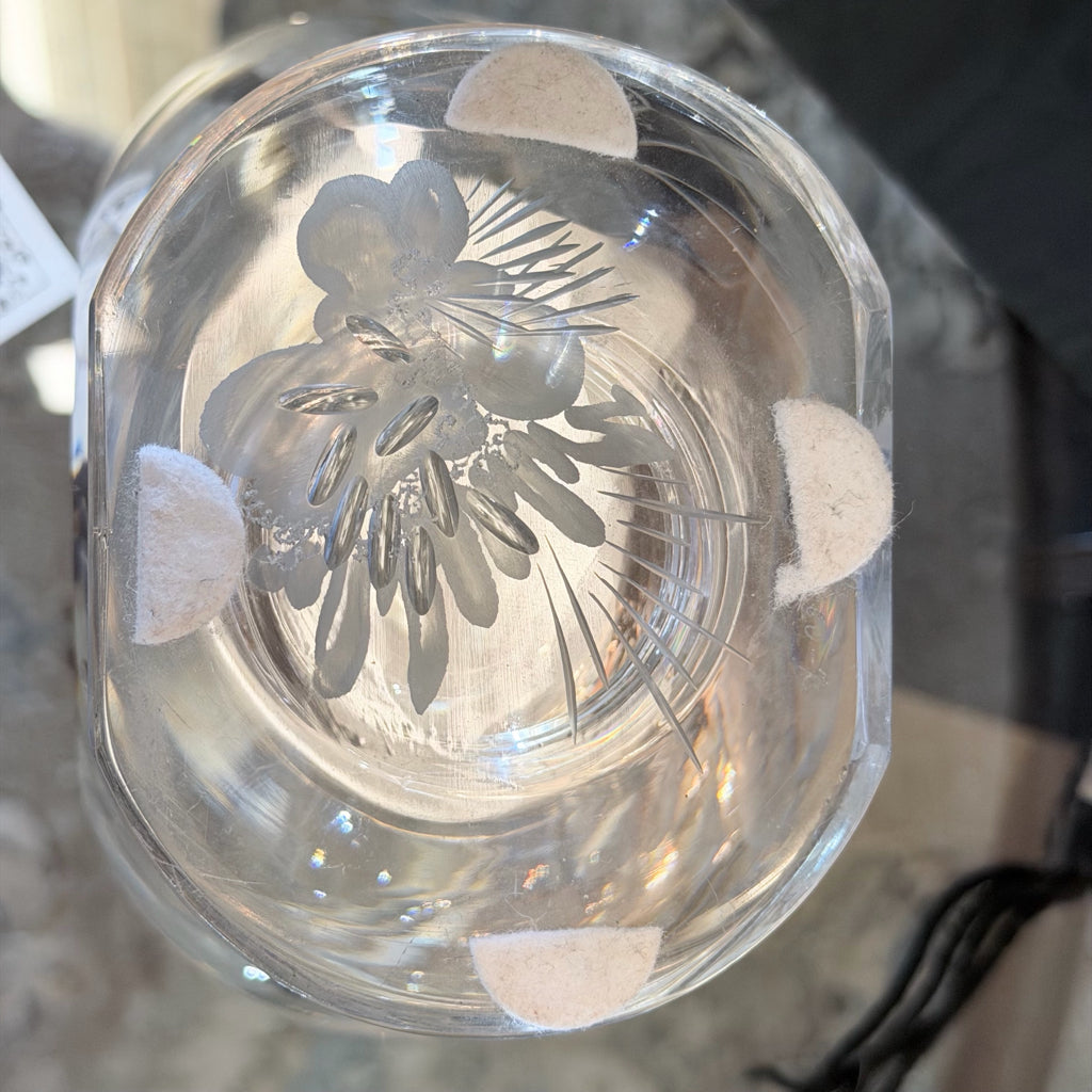 Vintage Art Deco Crystal Vase Orrefores