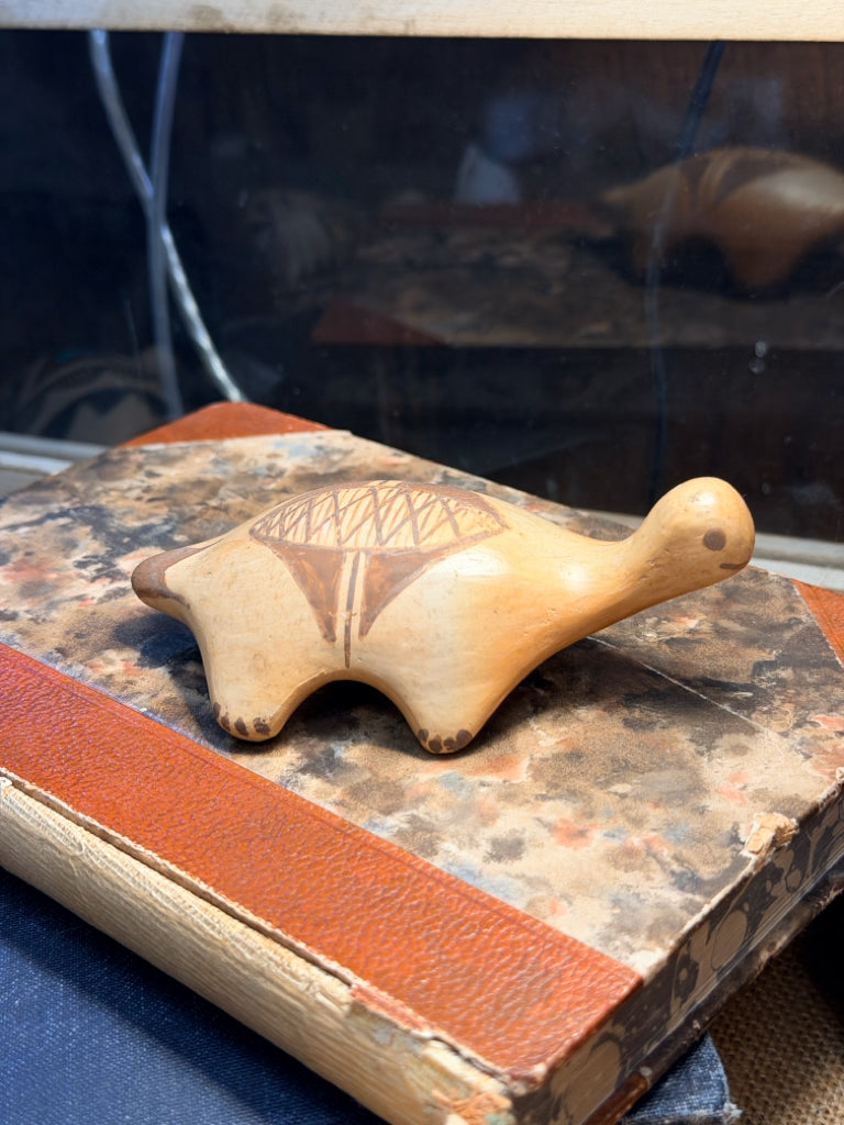 Native American Pottery Turtle Statue