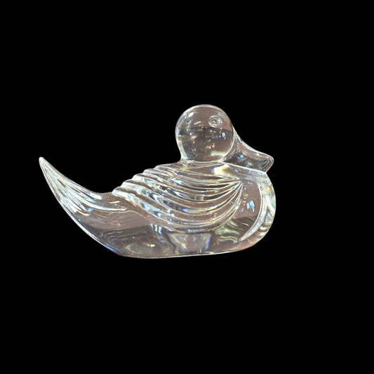 Small Waterford Crystal Duck