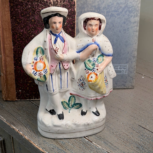 Antique English Staffordshire Statue