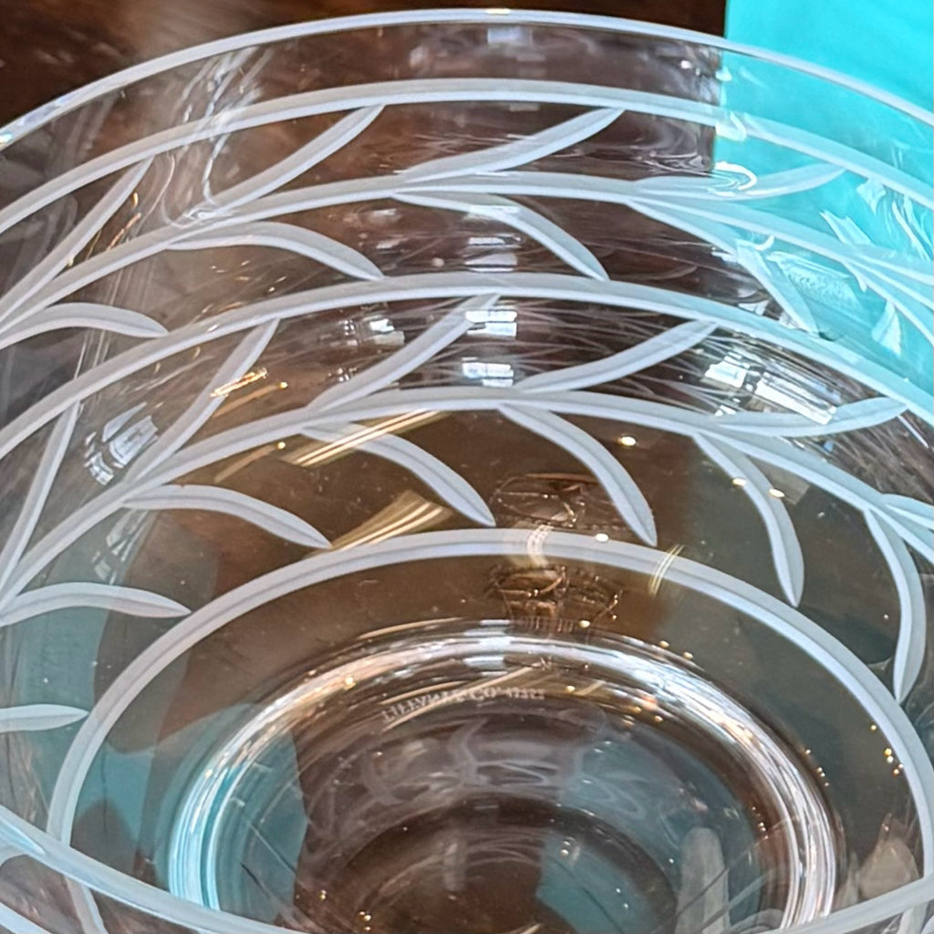 Large Tiffany & Company Crystal Bowl