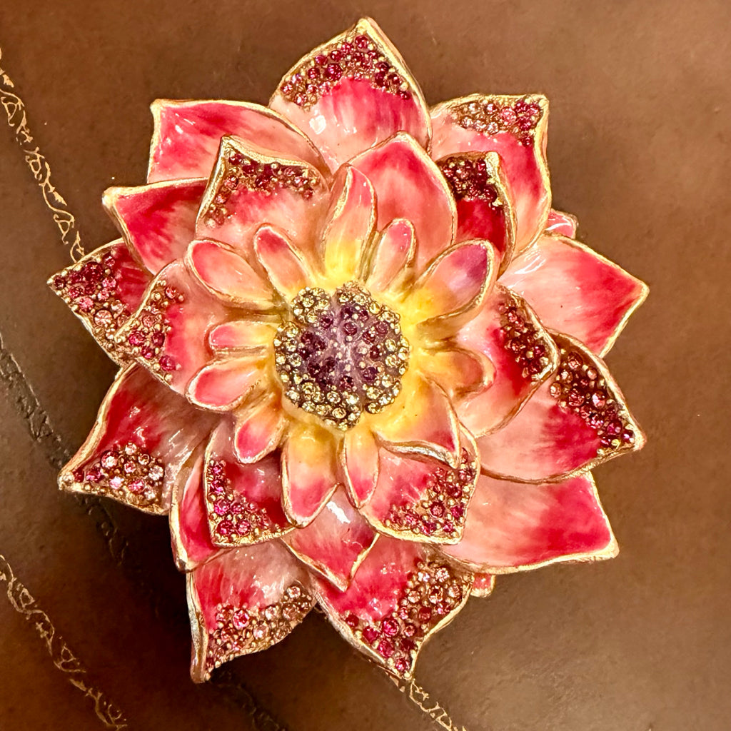 Art Sculpture Dahlia Bloom by Jay Strongwater