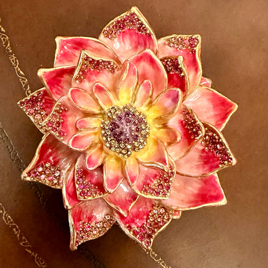 Art Sculpture Dahlia Bloom by Jay Strongwater