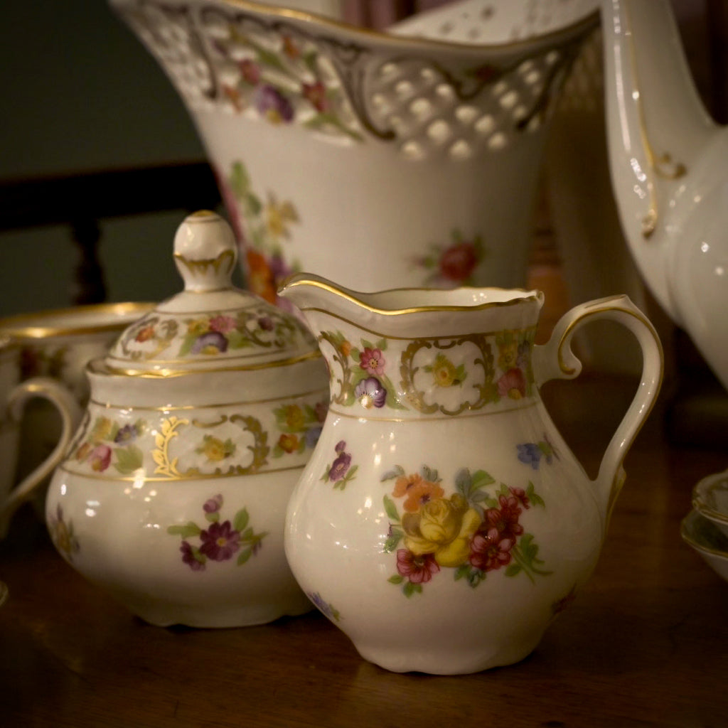 Vintage Bone China Tea Set