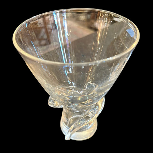 Stueben Crystal Spiral Vase